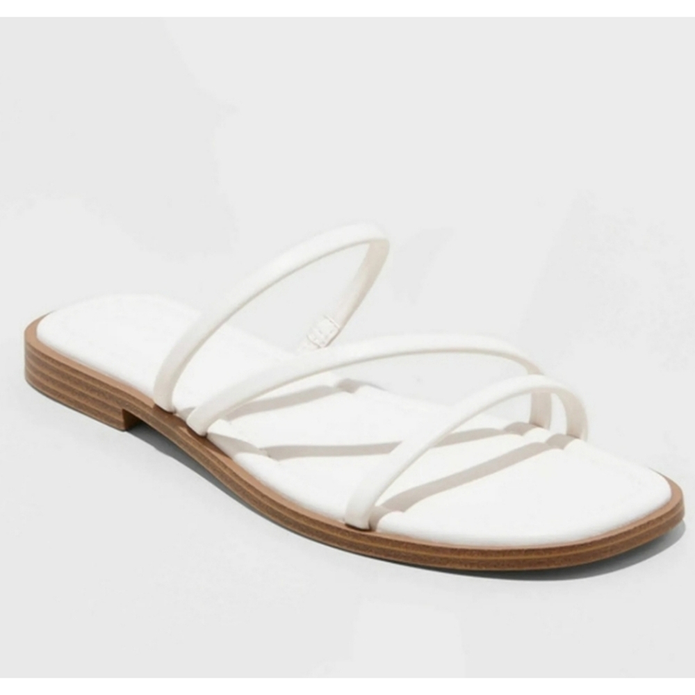 UNIVERSAL THREAD LOUIE FLAT WOMEN'S COLOR WHITE